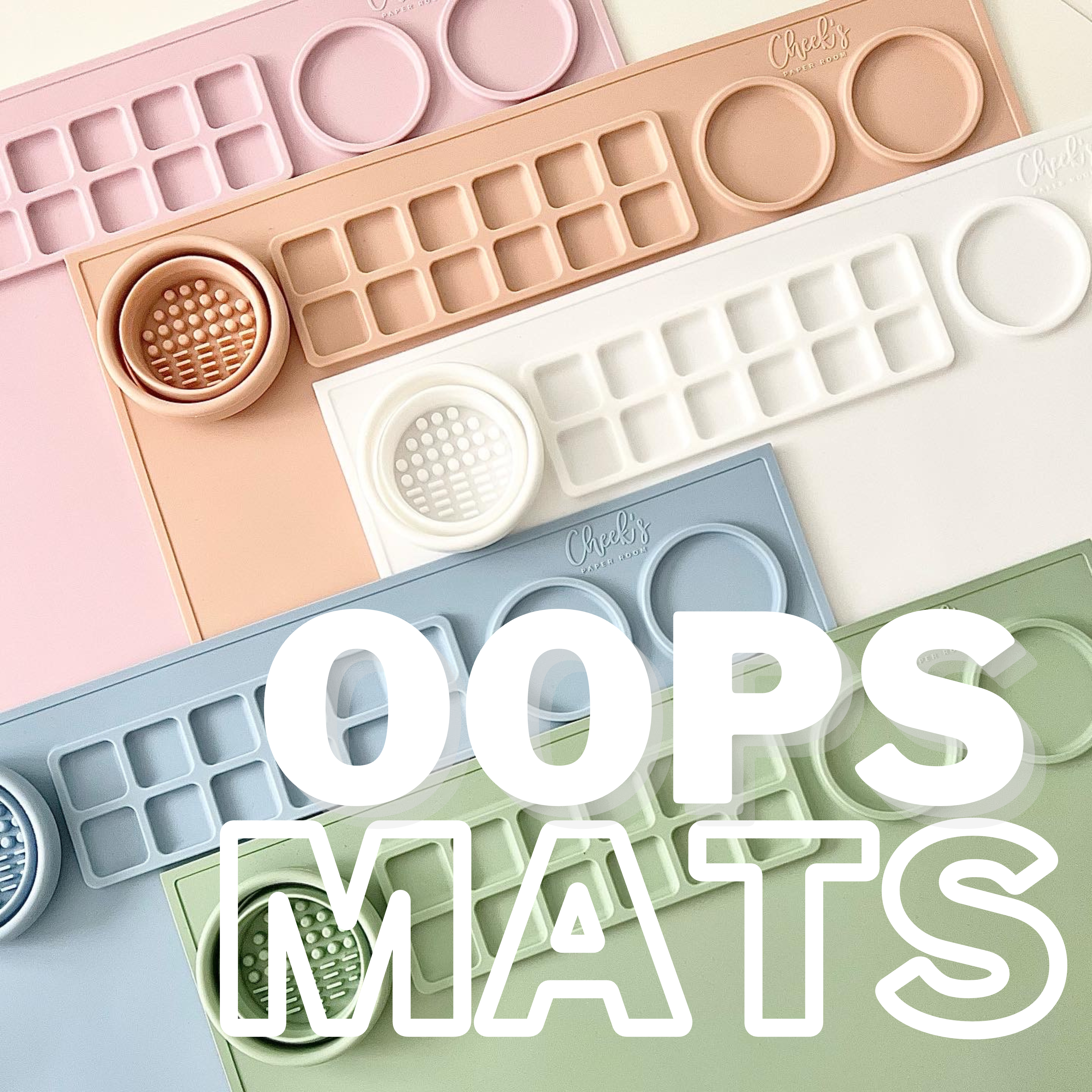 creator silicone craft mat (creamsicle)