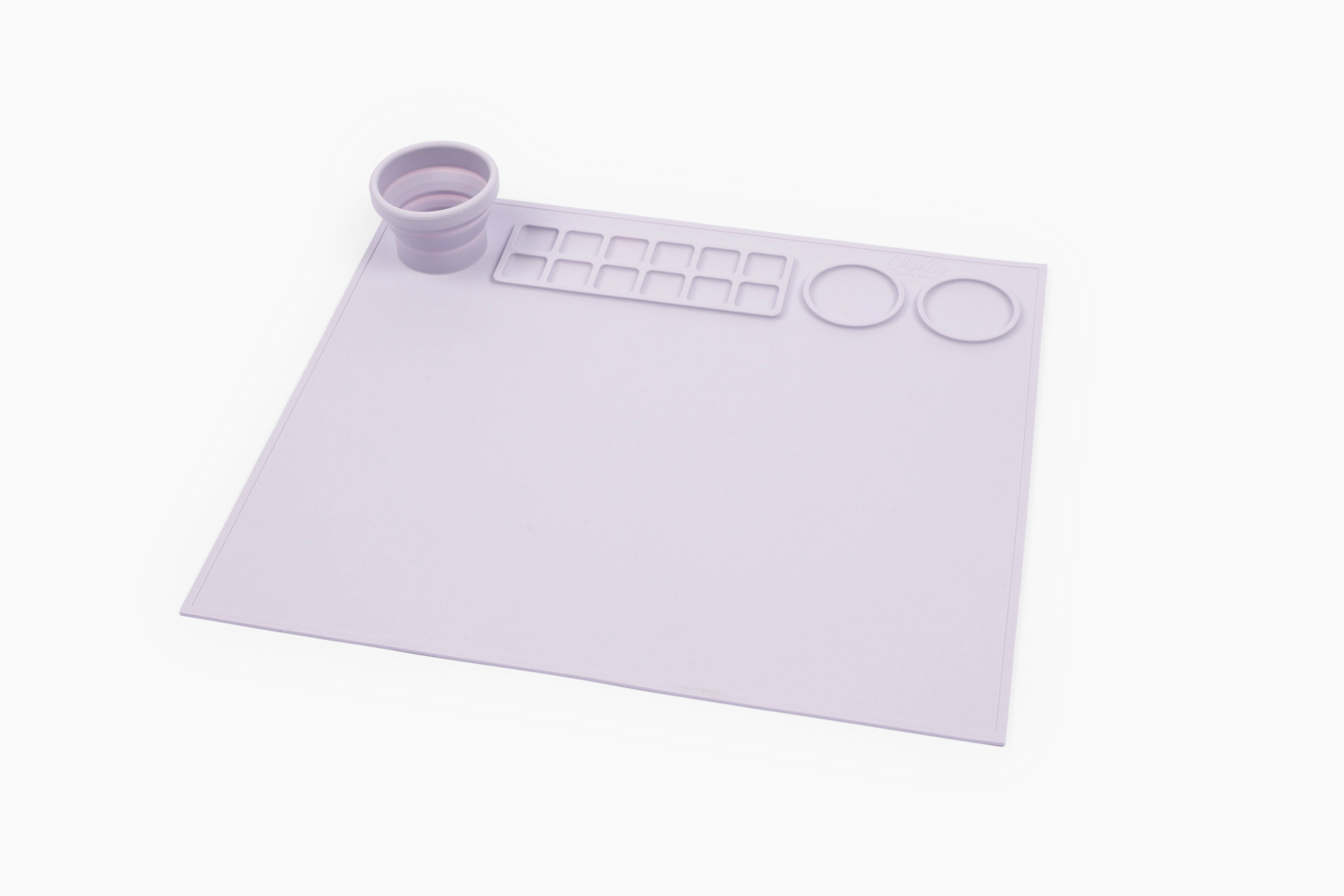 Silicone Art Mat For Painting With Detachable Cleaning Cup - Brilliant  Promos - Be Brilliant!